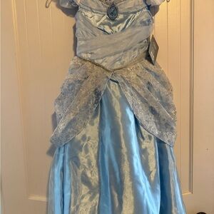 Disney Sparkling Silver and Blue Dress